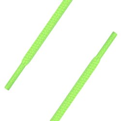Круглые ярко-зеленые шнурки