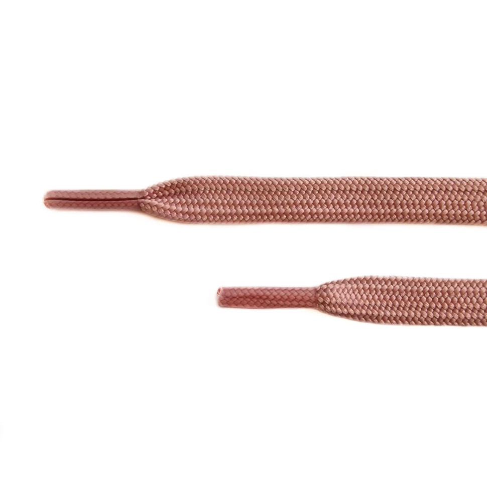  двухслойные пудрово-розовые шнурки (7 мм)