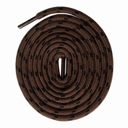 Шнурки круглые коричневые с черными вкраплениями NEW