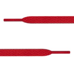 Плоские красные шнурки (7 мм, 11 мм)