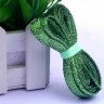 Блестящие зеленые шнурки