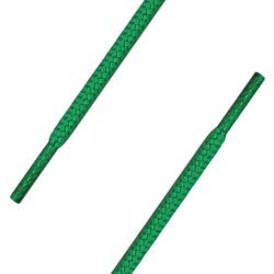 Круглые зеленые шнурки
