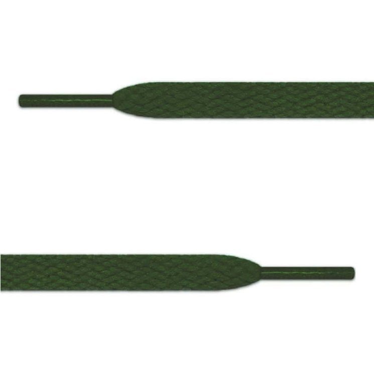 Плоские зеленые (армейский) шнурки (7 мм)