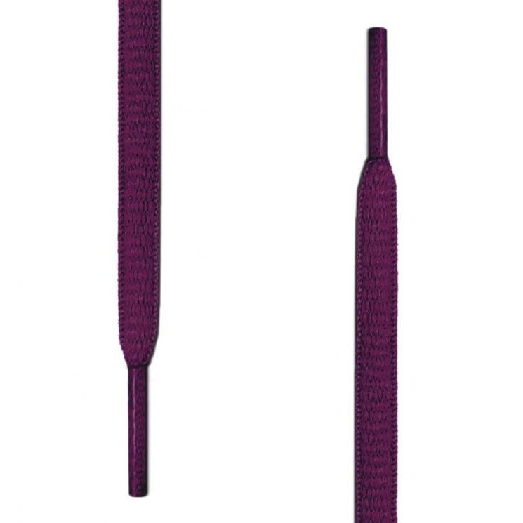 Овальные фиолетовые шнурки