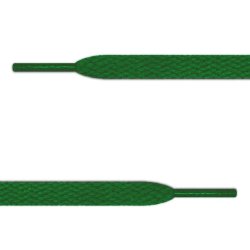 Плоские зеленые шнурки (7 мм, 11 мм)