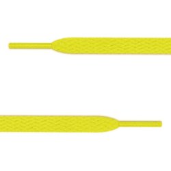 Плоские желтые шнурки (7 мм)