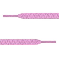 Плоские розовые шнурки (7 мм, 11 мм)