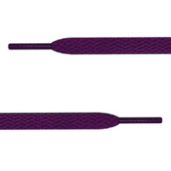 Плоские фиолетовые шнурки (7 мм)