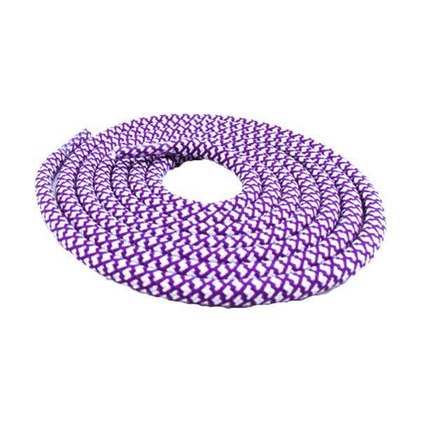 Шнурки для Yeezy Boost фиолетовые с белым