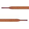 Плоские светло-коричневые шнурки (7 мм, 11 мм)