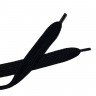 Плоские широкие черные шнурки (15 мм, 20 мм)