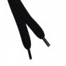 Плоские широкие черные шнурки (15 мм, 20 мм)