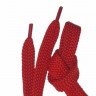 Плоские широкие темно-красные шнурки (15 мм, 20 мм)
