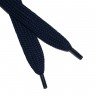 Плоские широкие темно-синие шнурки (15 мм, 20 мм)