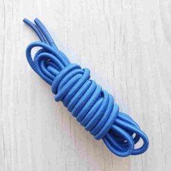 Эластичные шнурки-резинки синие