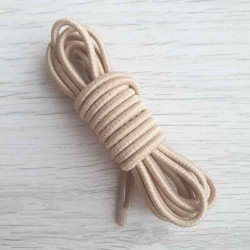 Эластичные шнурки-резинки светло-коричневые