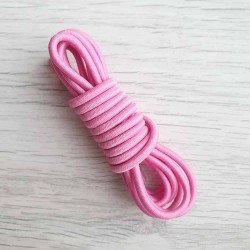 Эластичные шнурки-резинки розовые