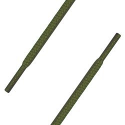 Круглые зеленые (армейский) шнурки