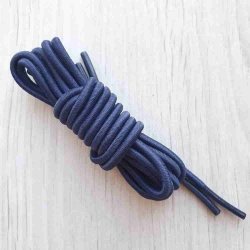 Эластичные шнурки-резинки темно-синие