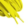Плоские двухслойные желтые шнурки (7 мм)